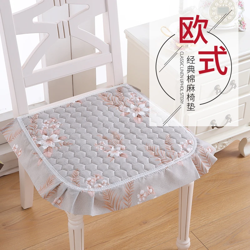 G餐椅垫家用防滑椅子垫坐垫凳罩四季通用欧式屁垫餐桌椅罩座垫