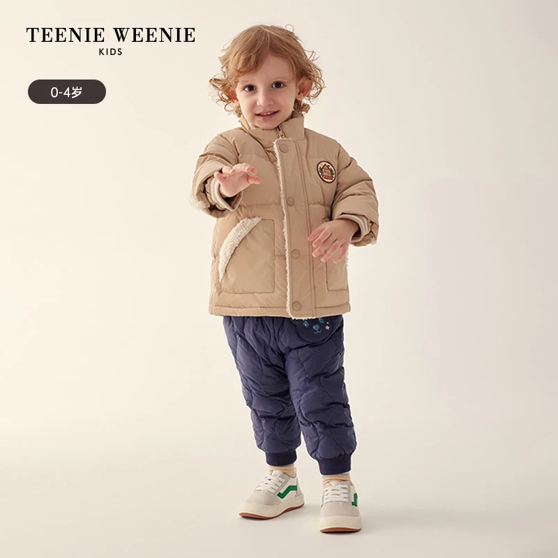 TeenieWeenieBaby小熊童装保暖休闲光泽感时尚羽绒服T0JD234V04A