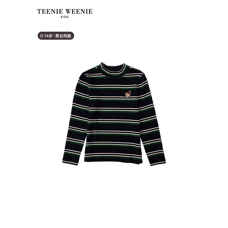 TeenieWeenieBaby小熊童装秋冬新款半高领德绒T恤T0LA238981H/86H