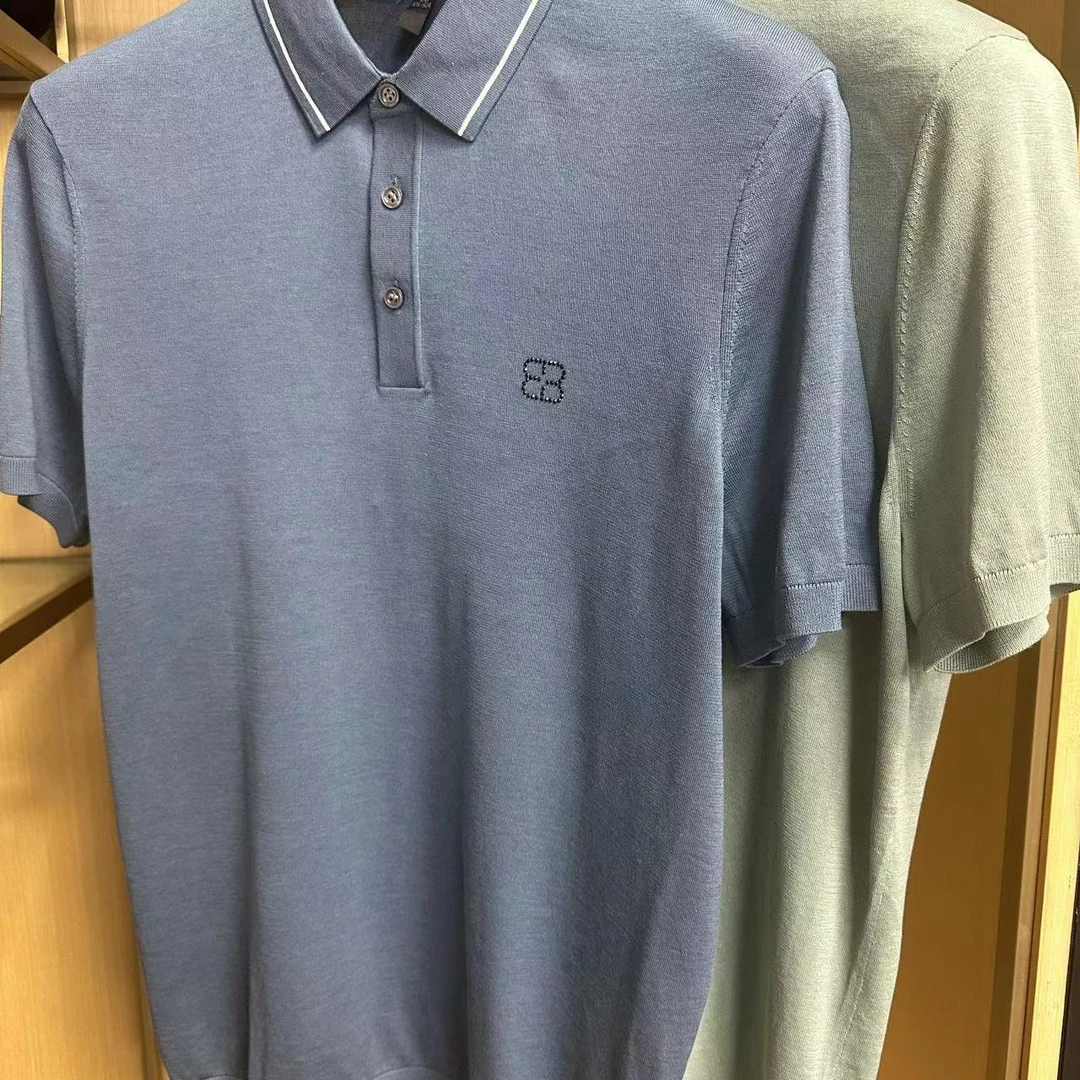 男士休闲户外清爽透气夏季短袖POLO衫