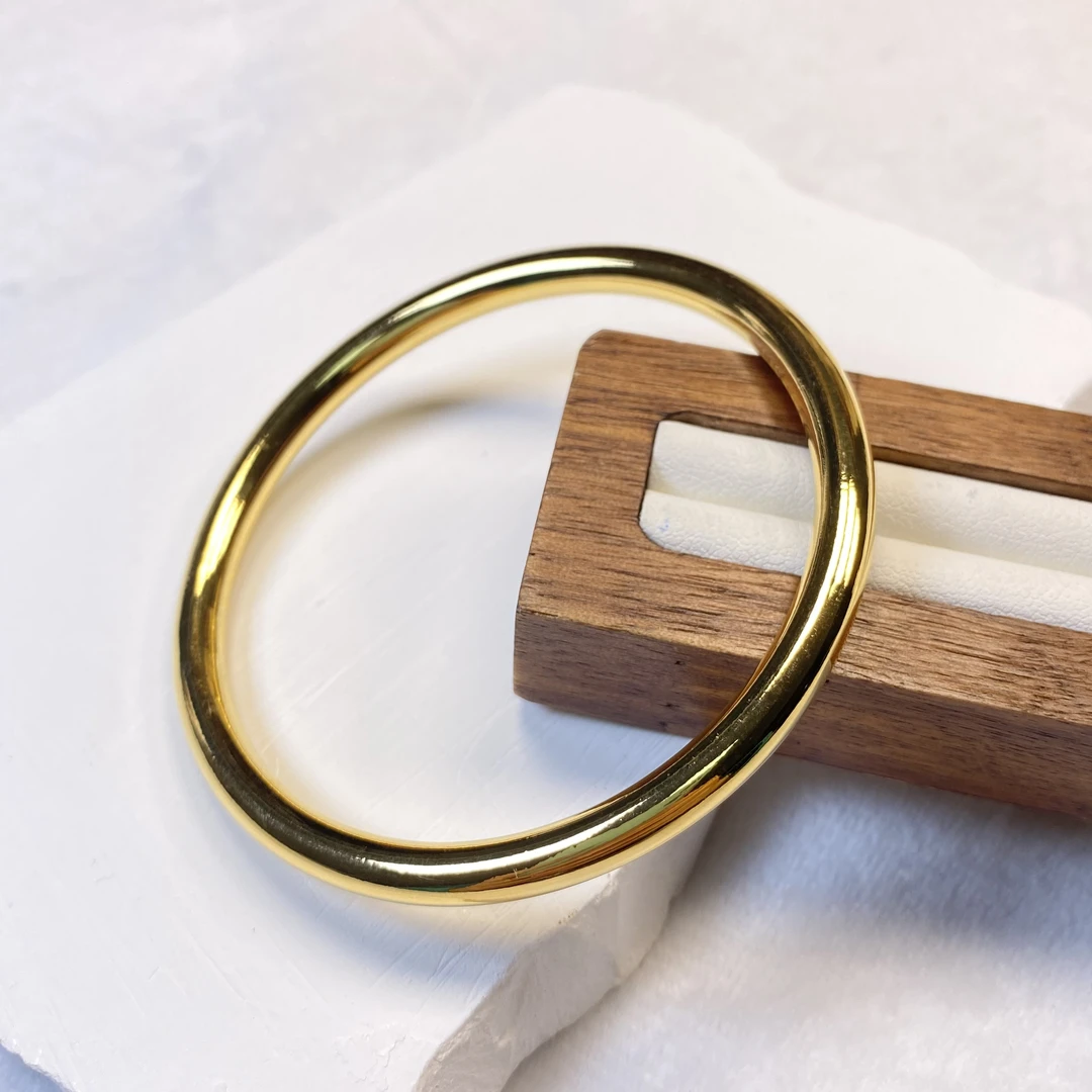 手镯 Z黄色光面5N闭口手镯多样性发货40442