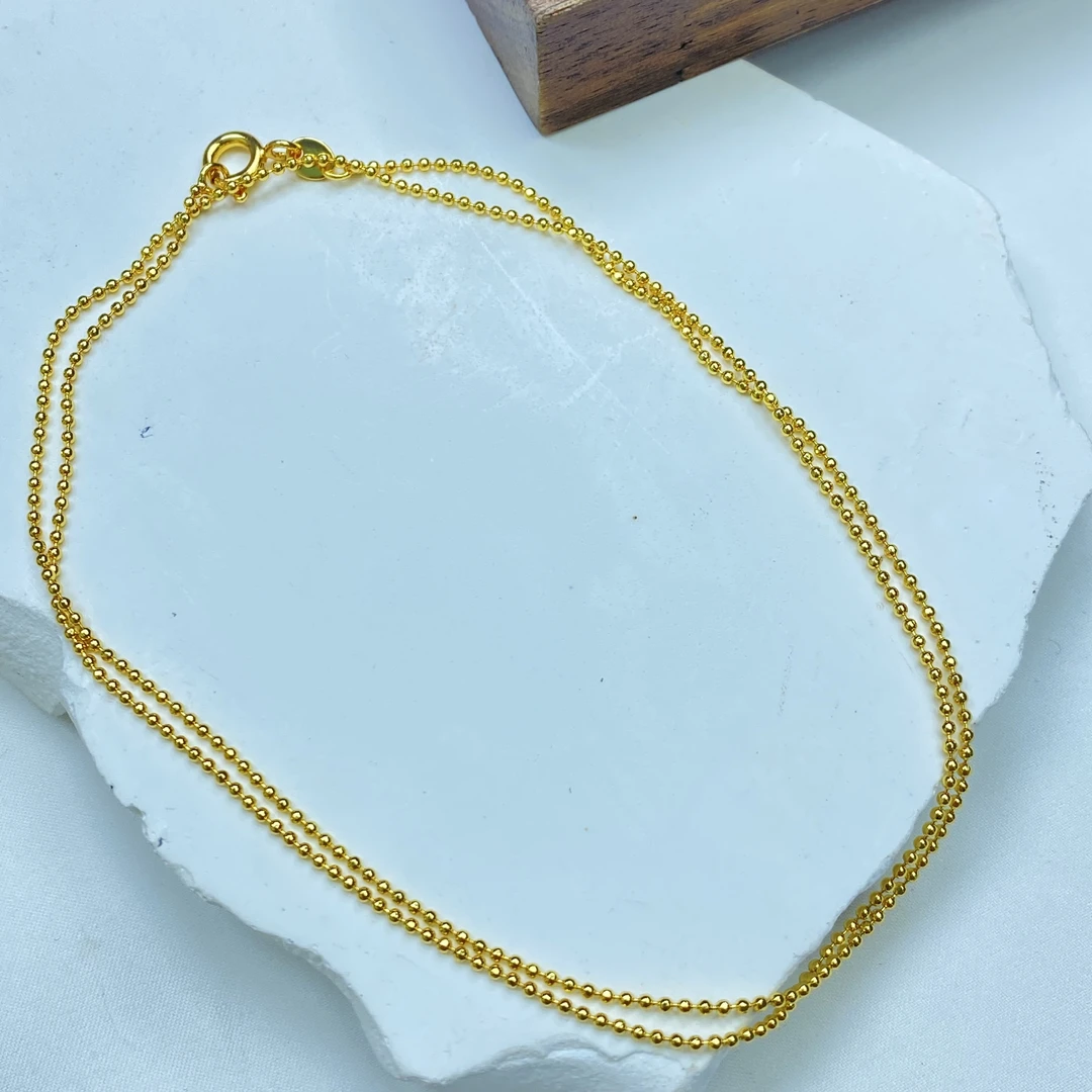 项链 P黄色精品小米珠项链多样性发货19849