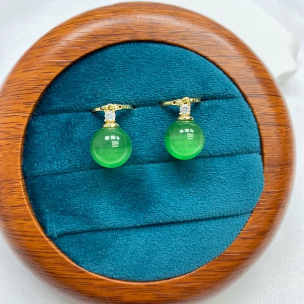 耳饰 YWN黄色球球款耳圈多样性发货20045