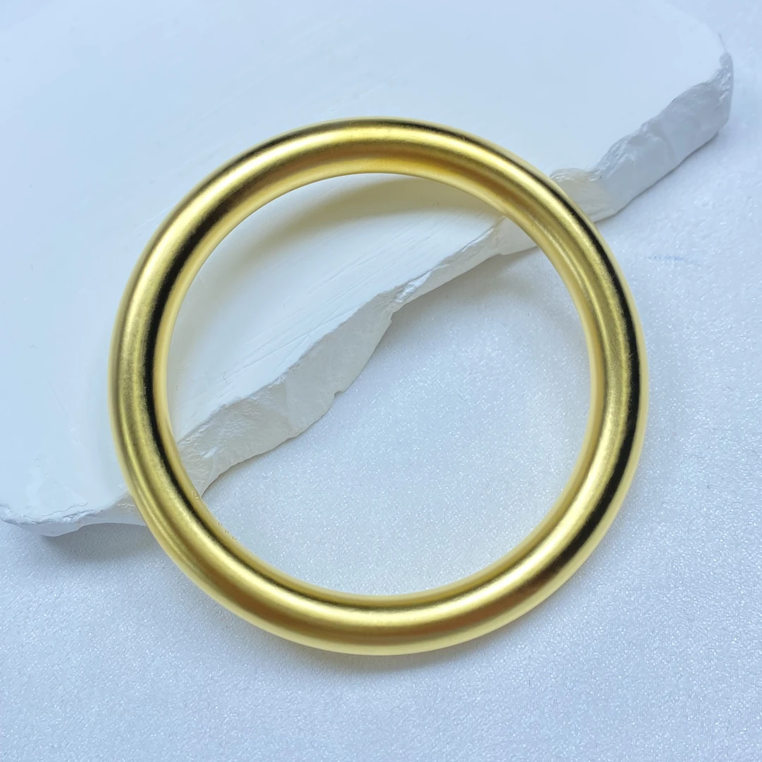 手镯 G黄色光面大传承闭口手镯多样性发货20280