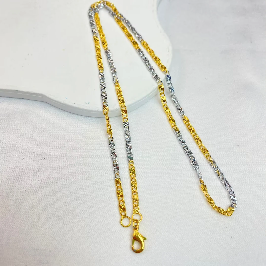 项链 YJM双色满天星项链多样性发货18826