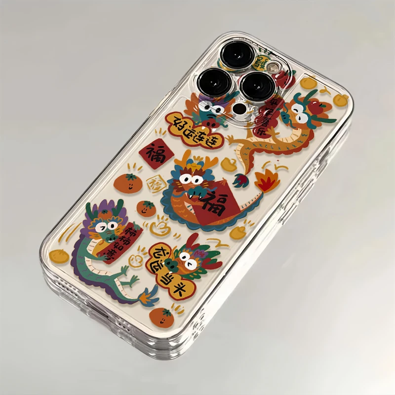 龙运当头苹果华为iPhone15/14promax手机壳13软壳12太空壳11/xs