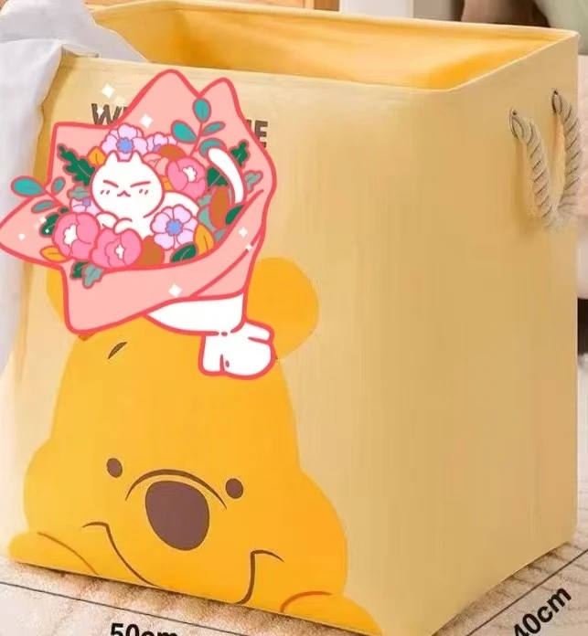 【收纳盒120升】微瑕黄萌熊家用EVA加厚大容量衣物收纳盒（50*40*60）