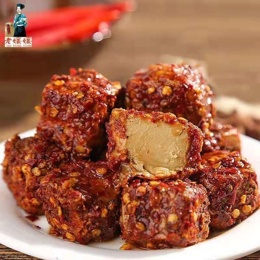 贵州老嬢嬢豆腐乳土坛发酵豆腐乳霉豆腐