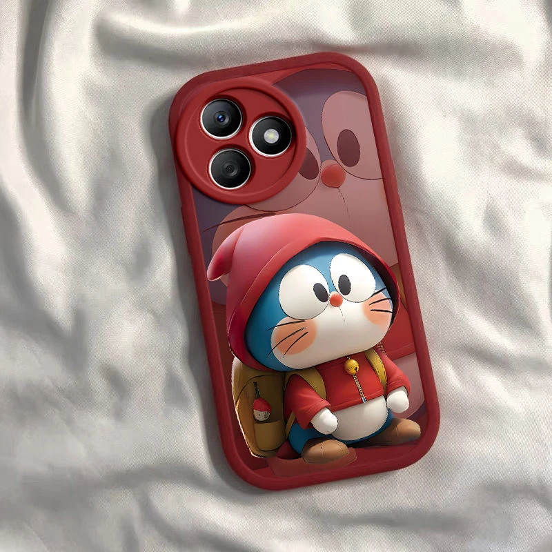 可爱叮当猫iPhone15/14promax手机壳11苹果13/12华为oppovivo荣耀