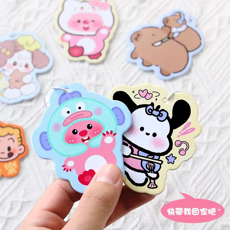 【到手60片多款混发】1009学生书包挂饰片香片车载香片