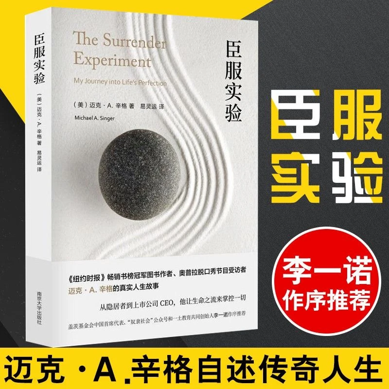 臣服实验 迈克·A.辛格著 不羁的灵魂的作者的故事纽约时报畅销书