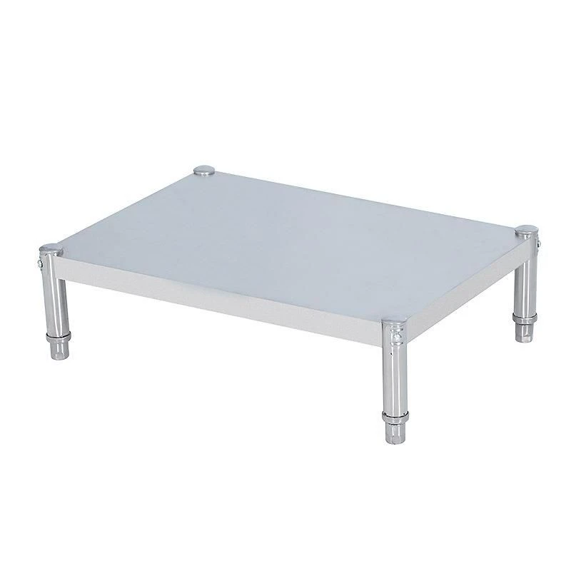 厨房不锈钢单层置物架电磁炉增高微波炉架烤箱碗碟收纳橱柜分割架