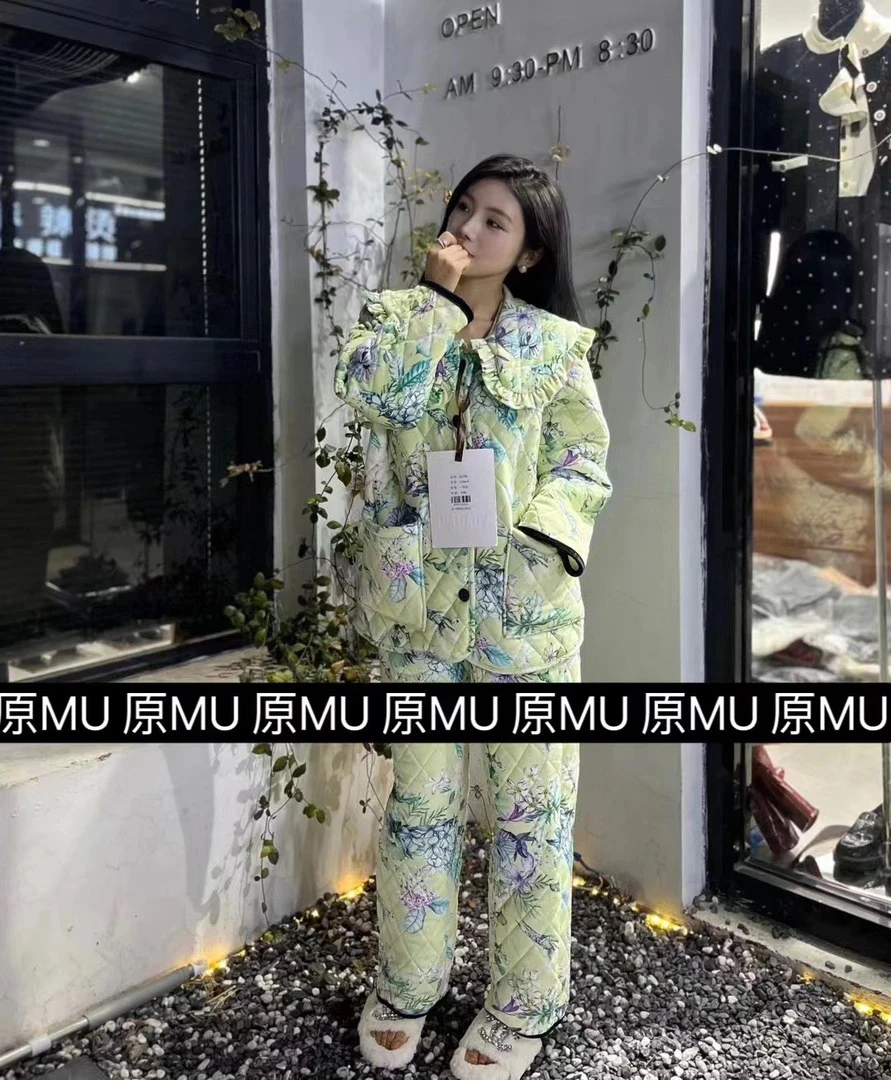 原木花间集福利款加绒加厚家居服