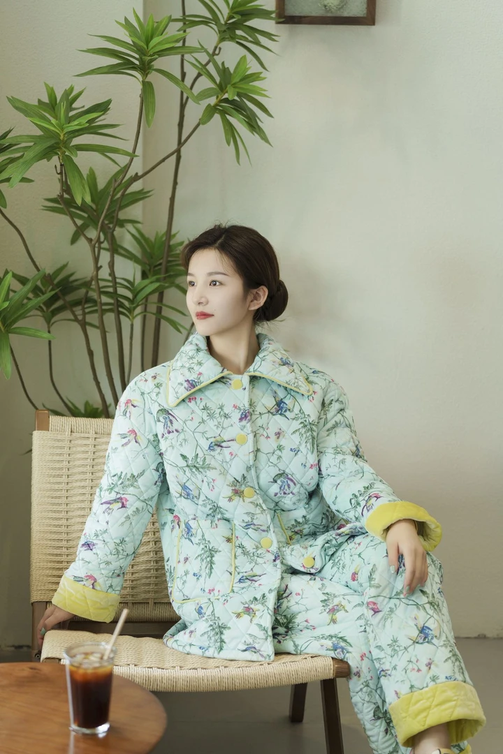 原木福利款加绒加厚家居服