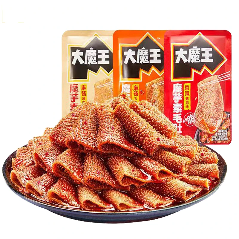 盐津铺子麻酱超大片魔芋丝魔芋爽香辣零食小吃休闲食品解馋
