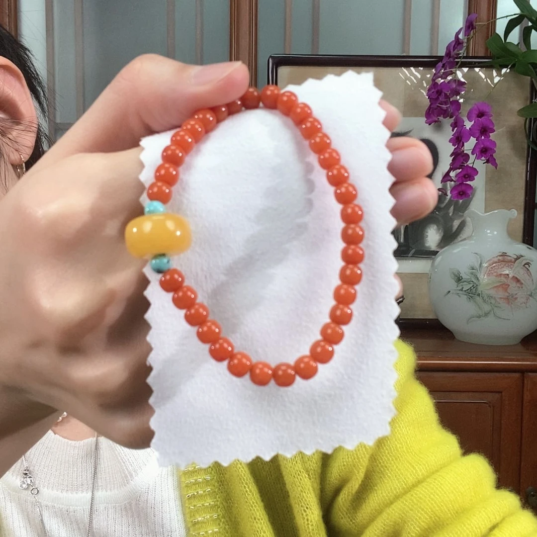 【闪购商品】南红玛瑙手链未镶嵌猪*猪