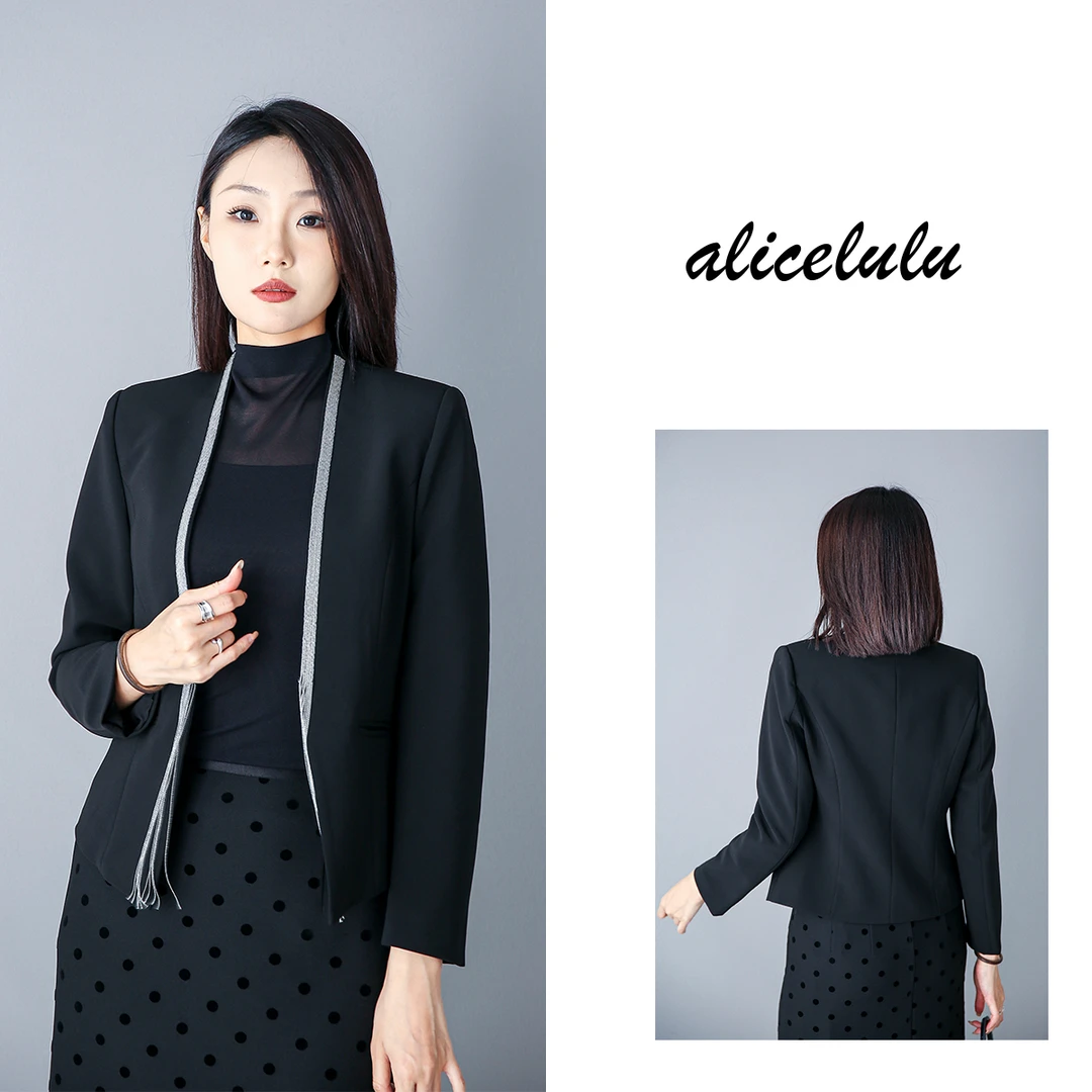 1 ALICE “银河盛宴”短外套 璀璨流苏 立裁显瘦 S2139322E