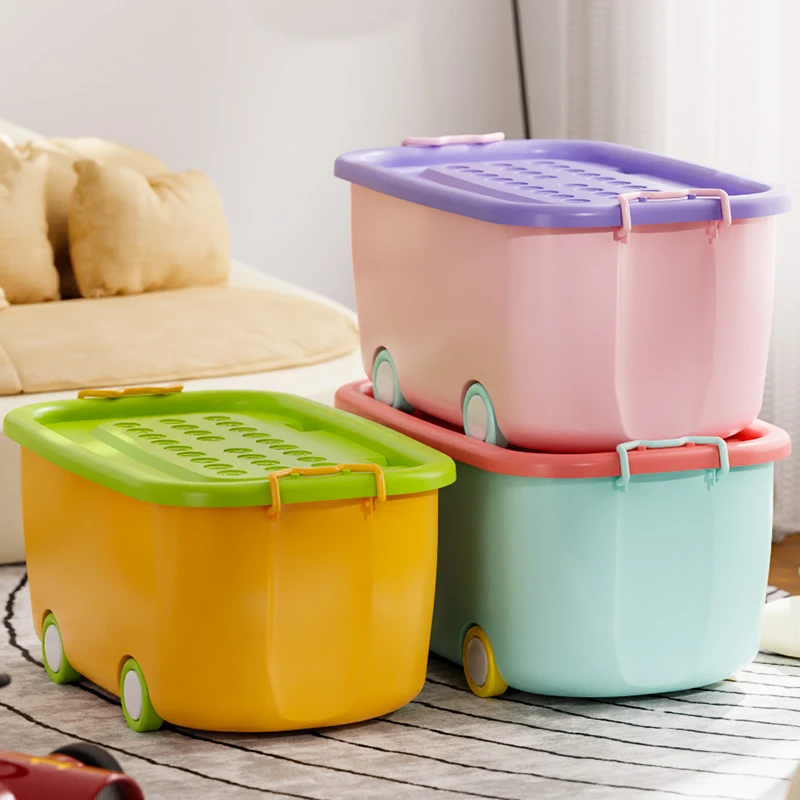 星兔家用玩具收纳箱宝宝脏衣服篮整理筐卡通大容量毛绒娃娃储物桶