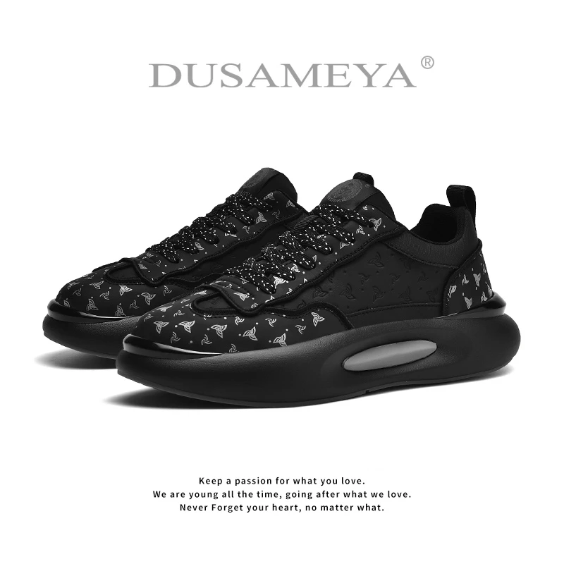 DUSAMEYA/杜莎米娅正品法国私人订制高品质男款秋冬轻奢雕花板鞋