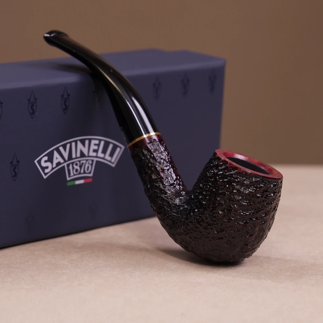 沙芬罗马麻面烟斗P104R石楠木烟斗601