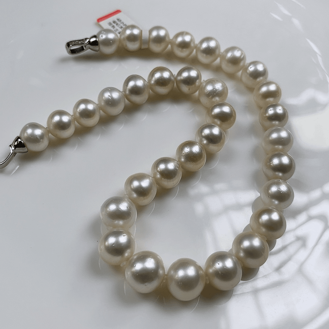 海水珍珠颈饰未镶嵌澳白干枯玫瑰