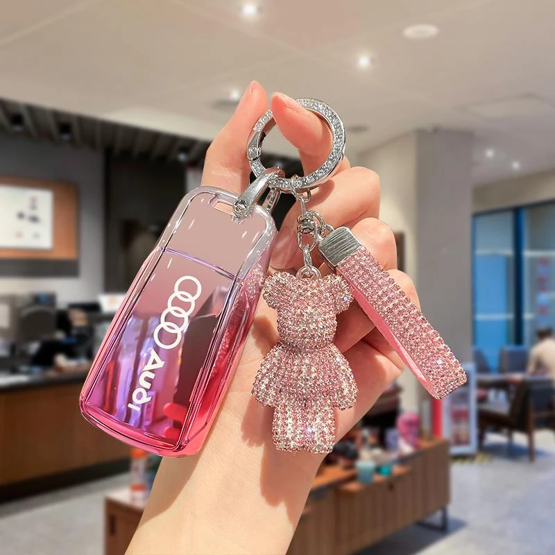 奥迪a4l钥匙套24款q5l女a5高端s4车tt新a3专用q4etron壳2023款扣