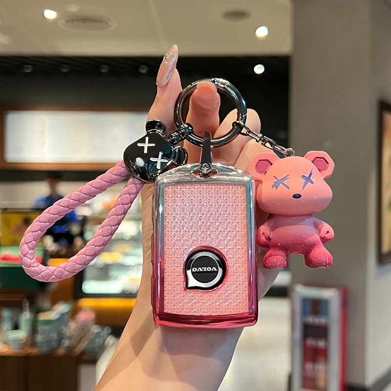 专用沃尔沃xc60钥匙套s90车s60扣xc90壳xc40女s60l汽车volvo ex30