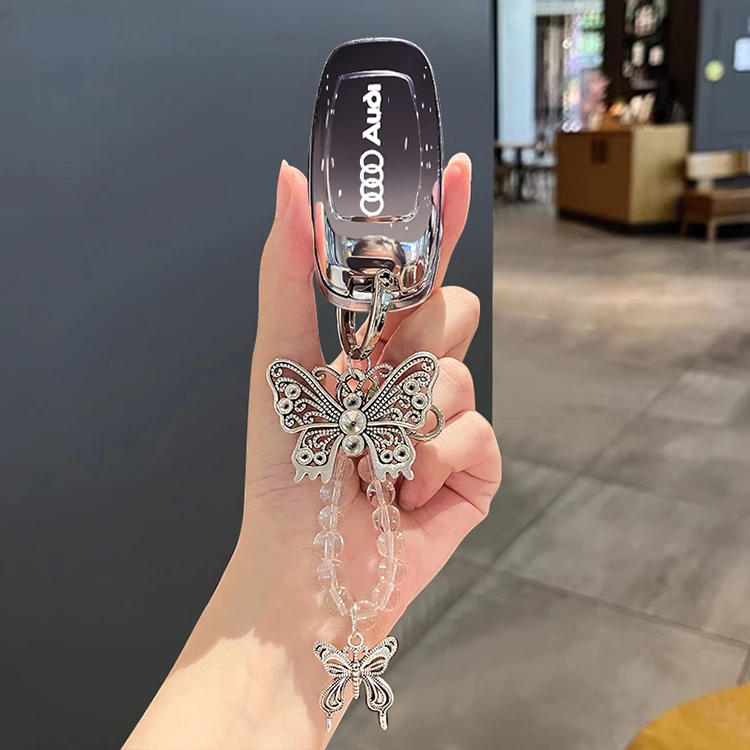 24款奥迪a6l钥匙套a3新a7l黑武士q4etron车a8高档q7女q6专用壳扣