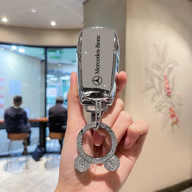 奔驰钥匙套c260l汽车e300l新款glc高级感S级E级C级c200l壳E260l扣