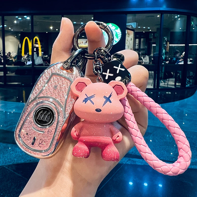 别克gl8钥匙套君威车昂科威壳君越威朗pro女gl6微蓝velite6旗拉扣