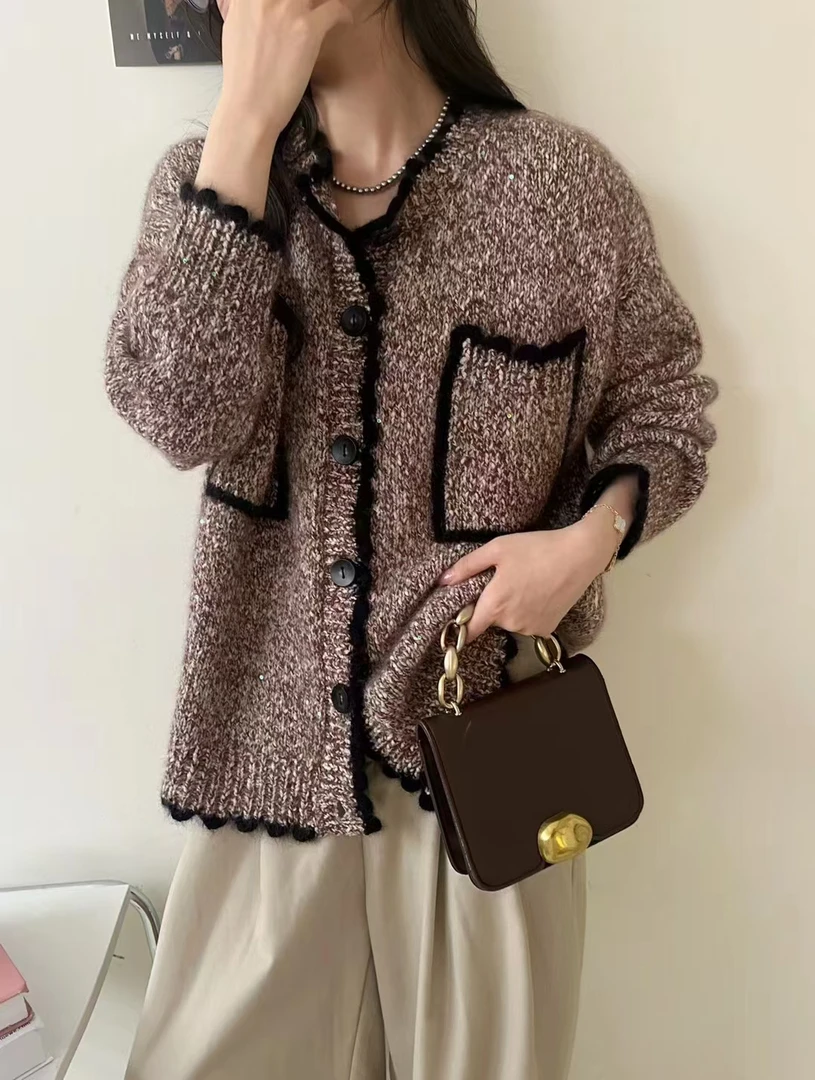 【小影家】001-100#2月13日春季新款 时尚潮流百搭女士羊毛羊绒衫