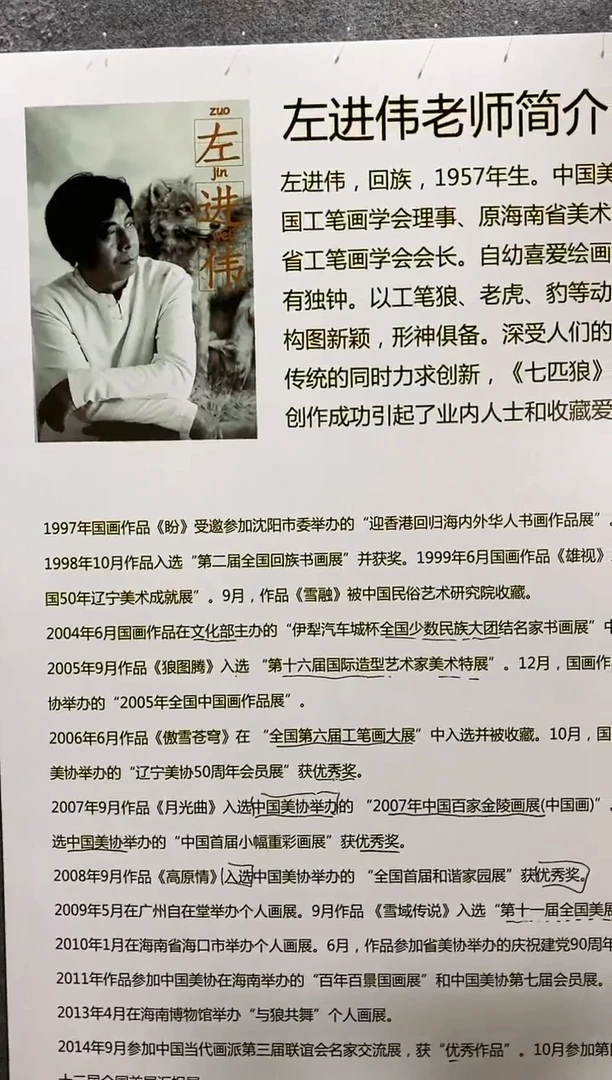 【闪购商品】书法左进伟