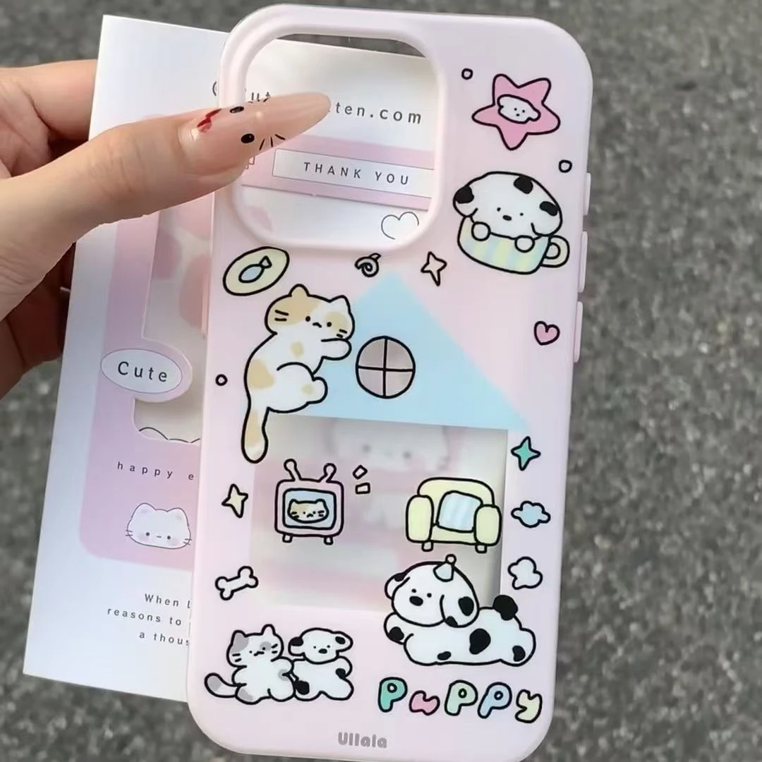 房子猫咪适用iphone16pro/11手机壳苹果15/14/13小米vivo华为oppo