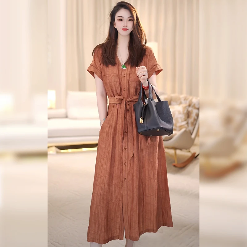 【Linda姐高端线】时尚气质优雅高贵显瘦女装连衣裙AS4LJS1983