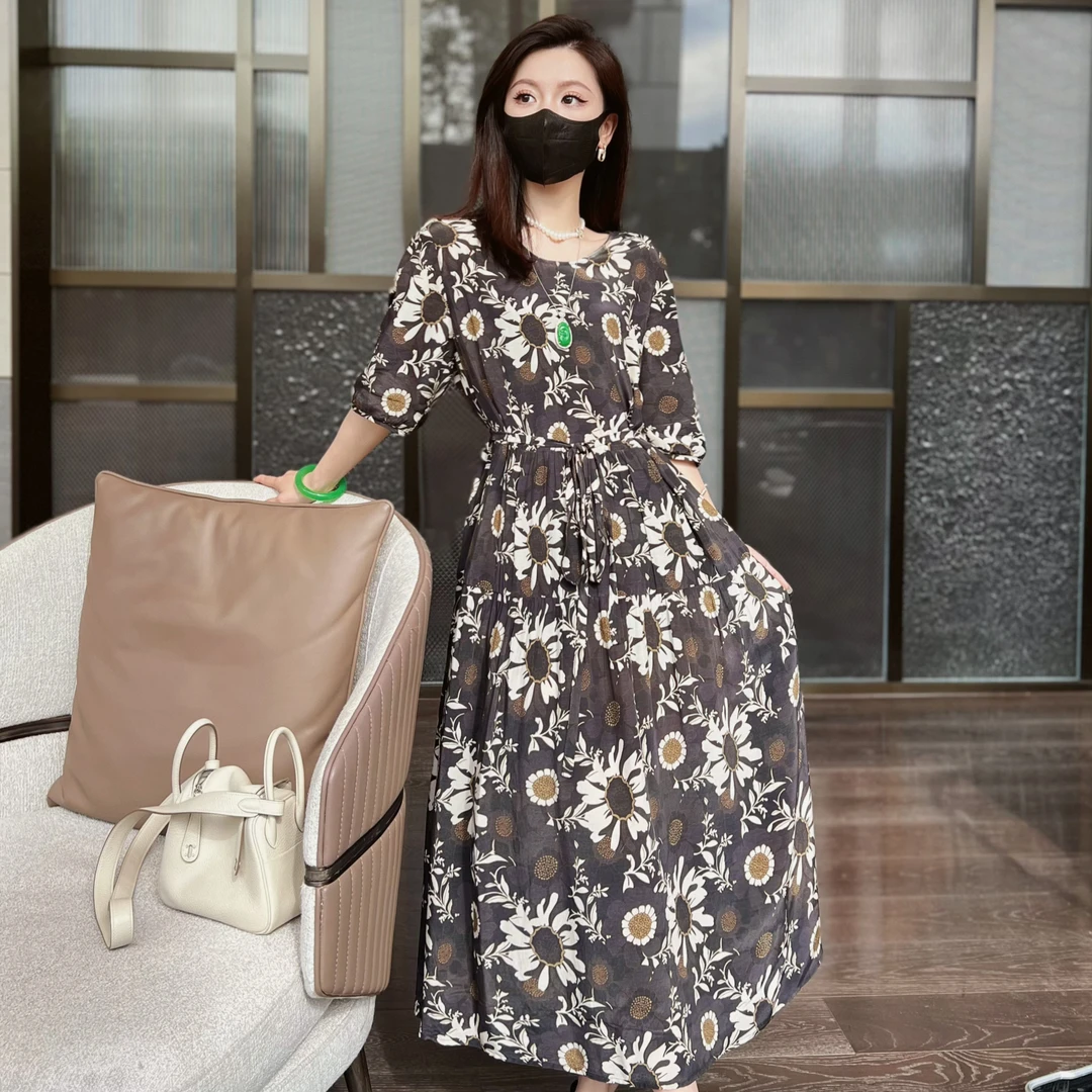 【Linda姐高端线】夏季时尚气质轻奢高端显瘦连衣裙AS4LYH1132