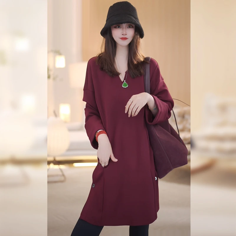 Linda姐高端线【返潮复古】新款气质高档休闲女士卫衣AF4SWY0014