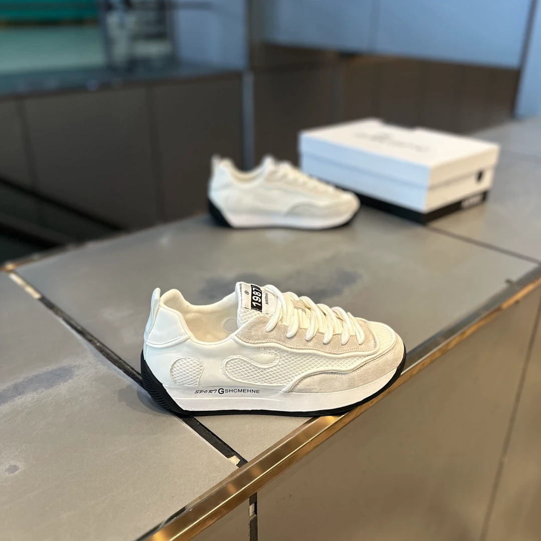 夏季新款男鞋轻奢百搭时尚潮鞋男士休闲小白鞋透气低帮阿甘鞋潮流