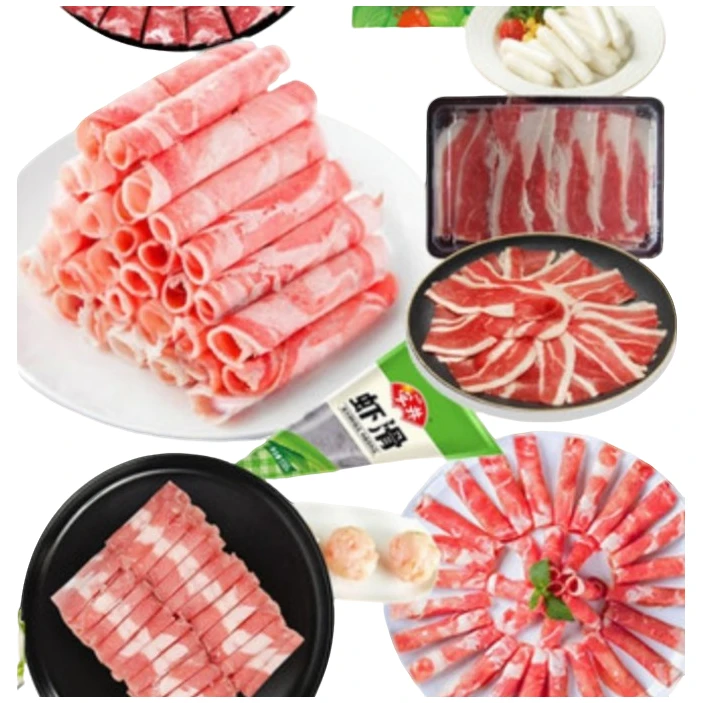 月盛斋99元肉多多火锅套餐。含手切羔羊肉条500克+手切牛吊笼条500克，拍后现切，送蘸料或麻酱烧饼3个(需加热)