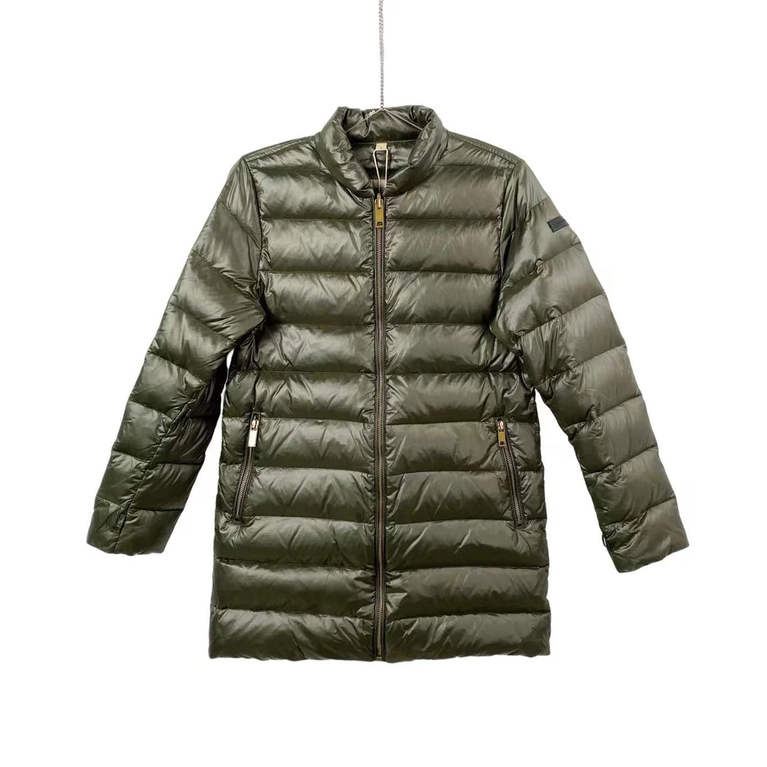 95新 BURBERRY/博柏利  aa零四零零 羽绒 军绿羽绒服 m码