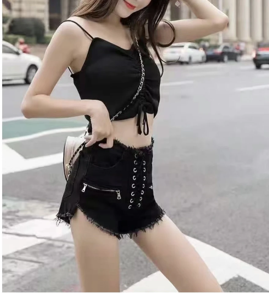 全新未使用 Ben Taverniti Unravel Project  批量 棉 破坏超短裤