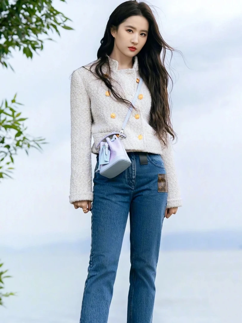 LouisVuitton/路易威登22912  老花拼皮牛仔裤 38码