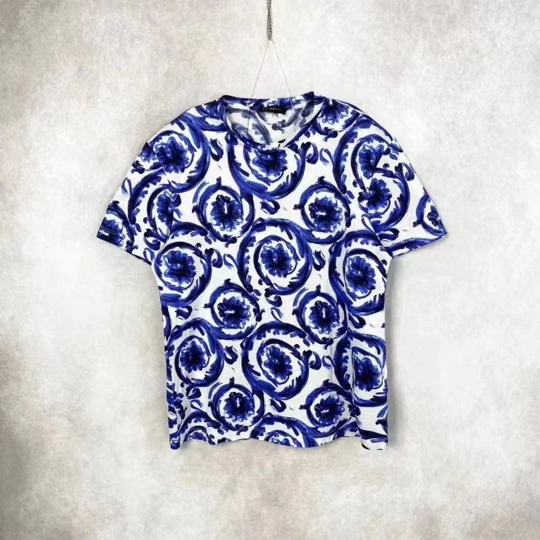 13148 VERSACE 范思哲 水墨短袖 s码 公价3100 无配件 95新