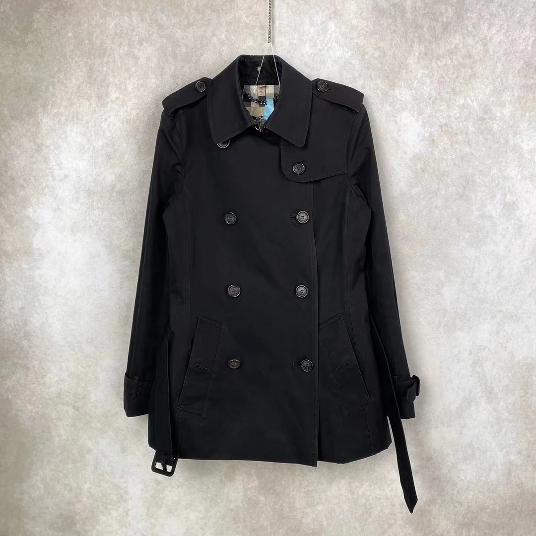 95新 BURBERRY/博柏利 双排扣风衣 36码 95新