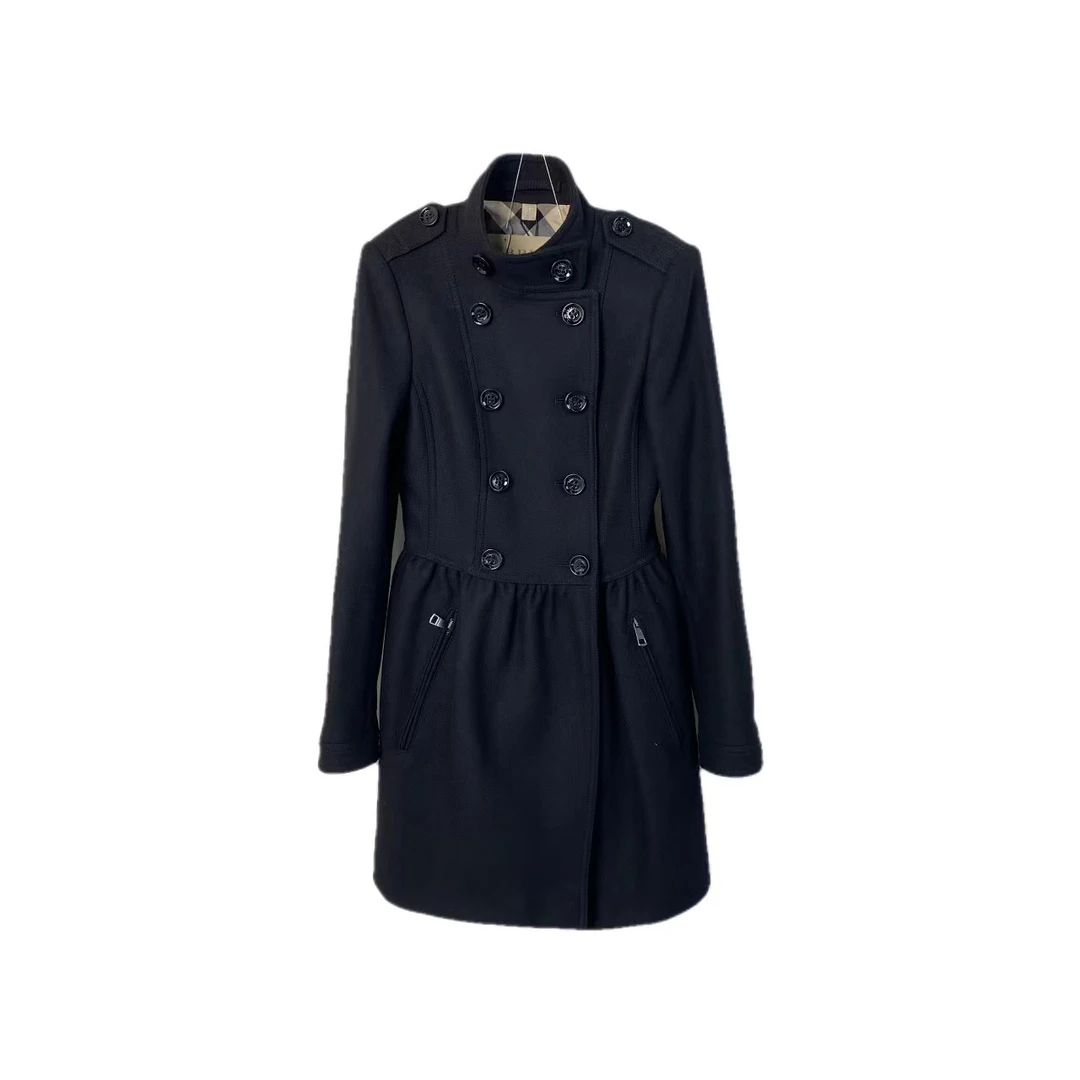 BURBERRY/博柏利 11972 羊毛大衣 36码 市场价9800 全新带吊