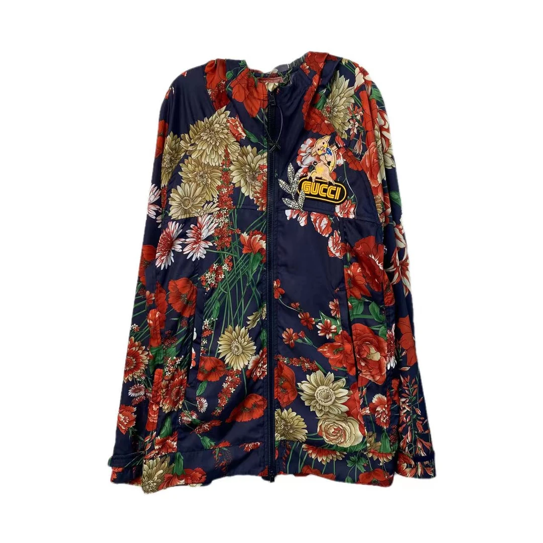 99新 GUCCI/古驰  10938 小猪花卉冲锋衣 40码 99新