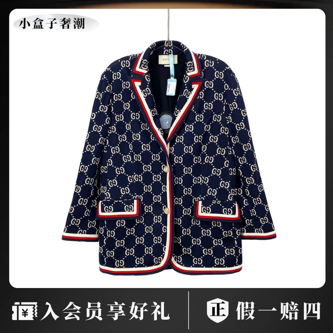 GUCCI/古驰 bb0073  老花满印西装 xl码