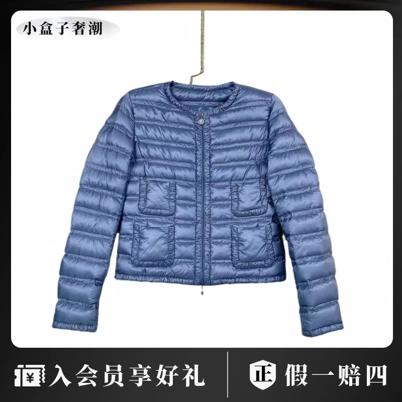 MONCLER 16748 蓝色羽绒服 0码 95新