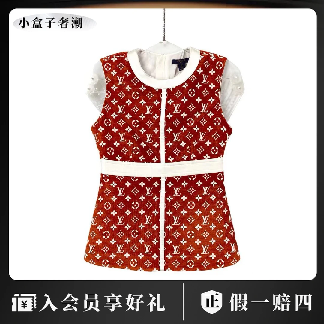 LouisVuitton/路易威登 aa0225 无袖上衣 36码 市场价18600 95新