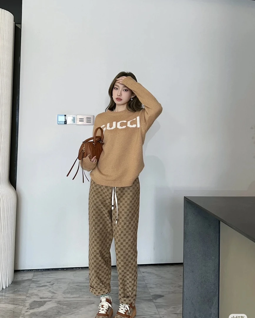 GUCCI/古驰 xg0023 古驰老花休闲裤 48码 95新