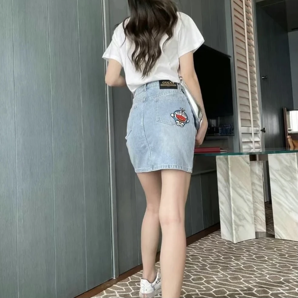 GUCCI/古驰 jp0022 哆啦A梦牛仔短裙 38码